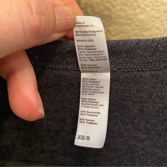 American Apparel Gray Buttoned Cardigan Size XS/S - Picture 5 of 5